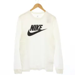 ナイキ NIKE The Nike Tee Tシャツ カットソー 長袖 ロゴ プリント M ホワイト Cl6292-100 /TK