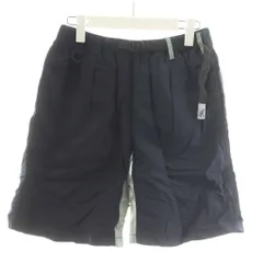 グラミチ GRAMICCI × ビームス BEAMS PACKABLE TRUCK PANTS ショートパンツ ハーフパンツ ナイロン M 紺 ネイビー 黒 ブラック GMP3-S2057 /AN68