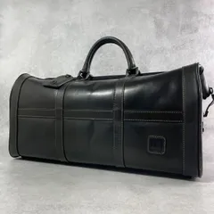 人気✨ダンヒル dunhill ボストンバッグ メンズ ビジネス 大容量 レザー ブラック 黒　ハンドバッグ 旅行鞄