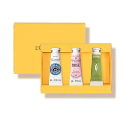 ロクシタン(L'OCCITANE) ミニハンドクリームトリオ カリテコンフォート シア＆ローズ＆ヴァーベナ ギフトセット プチギフト 誕生日 女性 男性 人気 送別 プレゼント ギフト