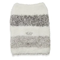 ジェラートメランジ3ボーダーウエストウォーマー PWGG999020 GRY F