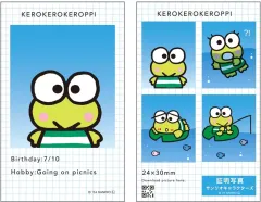 【中古】キャラカード けろけろけろっぴ 「サンリオキャラクターズ シークレット証明写真風スマロイド」