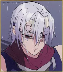 【中古】紙製品 宇髄天元(髪下ろし) 「鬼滅の刃 全集中展 -無限列車編・遊郭編- 作画スタッフ全集中複製ミニ色紙F」