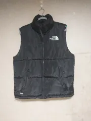 THE NORTH FACE ザ・ノース・フェイス ヌプシ 700/100/オリ) ブラック ダウンベスト