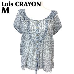 lois crayon シアーレースブラウス M 刺繍 - メルカリ