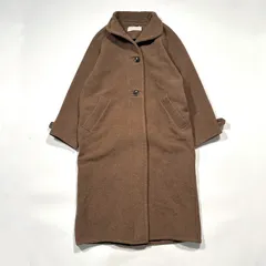 【美品】TODAYFUL トゥデイフルウール  ラグランロングコート ブラウン 38