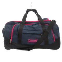 コールマン COLEMAN ボストンバッグ ショルダー キャリーバッグ 3WAY ロゴ 紺 ネイビー /AE