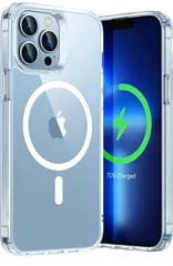 ★ESR iPhone 13 Pro ケース 3倍米軍MIL規格 ワイヤレス充電 耐衝撃 傷に強いPC背面 高耐久性 ストラップホール付き いphone13pro対応 アイフォン13プロ カバー HaloLock搭載 黄变防止(6.1インチ) クリア