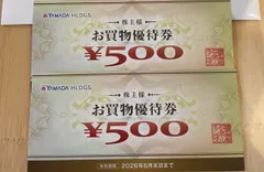 ヤマダ電機　お買い物券　1000円分