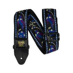 【正規品】 ERNIE BALL 5371 ギターストラップ JACQUARD STRAP PURPLE PLEASANT PHEASANT ジャカード・ストラップ パープル・プレザント・フェザント [パープル・プレザント・フェザント] [標準]
