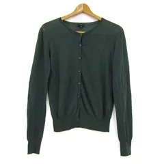 ジョセフ カーディガン トップス 長袖 クルーネック ニット レディース Mサイズ グリーン JOSEPH 【中古】