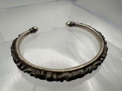 SAAD 平打ちバングル シルバー ブレス ローズブレス シルバー925 | Mercari