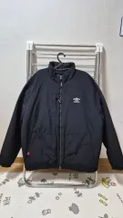 A級 アンブロ ダウン ジャケット ブラック 110サイズ 出品