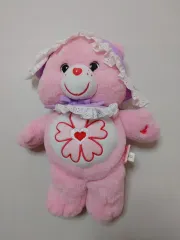 かわいいピンクのケアベアのぬいぐるみ 出品