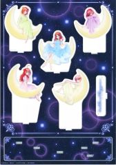 [중고] 아크릴 스탠드·아크릴 패널 집합 BIG 아크릴 킷 [캬라토쿠지 오등분의 신부* ~Five Hearts on the Moon~] 라스트상