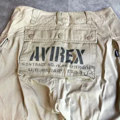 AVIREX アヴィレックス カーゴパンツ ミリタリー ベージュ　フライングアーチ