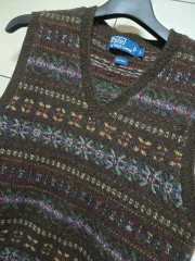 ポロラルフローレン フェアアイル ウール ニット ベスト