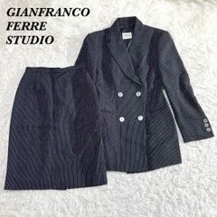 GIANFRANCO FERRE】 スカートセットアップ スーツ チェック柄 - メルカリ