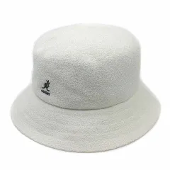 カンゴール KANGOL バミューダ バケット ハット バケハ BERMUDA BUCKET ホワイト 白 XL K3050ST 美品のサムネイル
