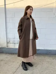 77 ヴィンテージ カシミア ステンカラーコート