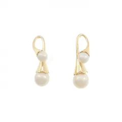 K18YG 淡水パール ピアス