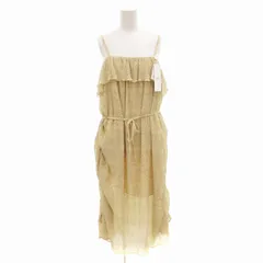 4580050703633 183208003サイドシャーリングドットワンピース(ベージュ/38)■GY36