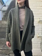 XS ポロ ラルフローレン ショールカラー カーディガン