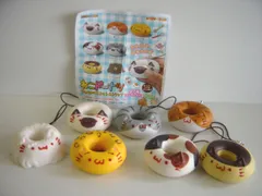 ♯Isi07PTねこドーナツやわらかストラップシークレット入全7種 - メルカリ