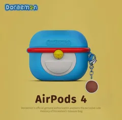 【新品限定】アップルAirPods第4世代用ケース／カバー　ドラえもん・デザイン