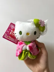 (新品) 正規品 ハローキティ キーホルダー 着物キティ