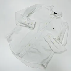 7t 130 ラルフローレン Polo Kids オックスフォード 白 シャツ