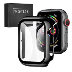 Apple Watch 用ケース Apple Watch Ultra 2/Ultra/11/10/9/8/7/SE3/SE2/6/SE/5/4/3/2/1 アップルウォッチ 用 保護カバー ガラスフィルム 一体型 PC素材 全面保護 超薄型 装着簡単 耐衝撃