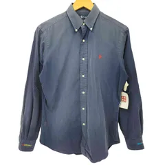 ラルフローレン RALPH LAUREN 90s Classic Fit ポニー刺繍 企業ロゴ 刺繍 ボタンダウン L/S シャツ メンズ import：S 