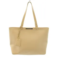 ロンシャン LONGCHAMP フローネ シティ トートバッグ ハンドバッグ レザー ロゴプレートチャーム ベージュ /YT ■BM ●D