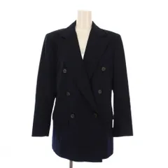 ラルフローレン RALPH LAUREN テーラードジャケット 総裏地 ダブル 6B ウール 7 ネイビー /BM ■BM