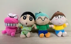 クレヨンしんちゃん 正規品 ぬいぐるみ キーホルダー 4種 セット