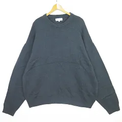 モノマート MONO-MART ニット セーター 長袖 L チャコール 2sa7054