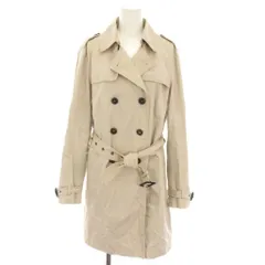 ザラ ベーシック ZARA BASIC トレンチコート アウター ミドル ベルト L ベージュ 2753/027/710 /YT ■MU