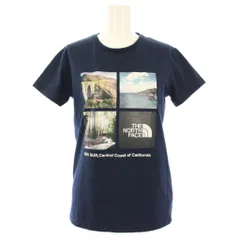 ザノースフェイス THE NORTH FACE PHOTO LOGO TEE Tシャツ カットソー 半袖 プリント S ネイビー NTW31715 /TK ■MU