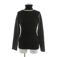 センスオブプレイス バイ アーバンリサーチ Sense of Place by Urban Research リブニット カットソー 長袖 タートルネック F グレー 黒 ブラック /AN45 ■BM