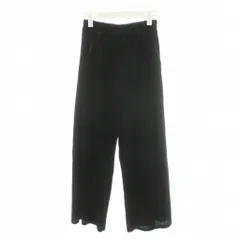 ビーミングバイビームス B:MING LIFE STORE by BEAMS イージーパンツ ワイドパンツ ベロア S 黒 ブラック /AN49 ■BM