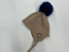 リミテドゥドゥ S (3-6歳) 耳あて ビーニー ニット 帽子 キッズ