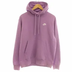 ナイキ NIKE パーカー スウェット 裏起毛 プルオーバー 長袖 S 紫 パープル /☆G