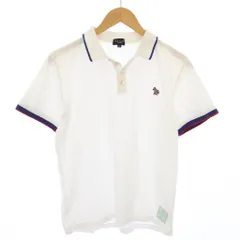 ポールスミスジーンズ Paul Smith JEANS ポロシャツ 半袖 ワッペン M 白 109545 /TK