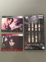 進撃の巨人 リヴァイ エレン アクリル 一番くじ i賞 キーホルダー