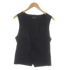 コムデギャルソンオムプリュス COMME des GARCONS HOMME PLUS ベスト ジレ M 黒 ブラック カットオフ /RR