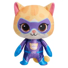 Disney Junior SuperKitties 7-inch Small Plush Stuffed Animal, Sparks, Kitten, Kids Toys for Ages 2 Up 