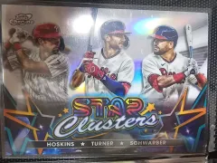 フィラデルフィア・フィリーズ チーム Chrome Star Clusters 野球 カード