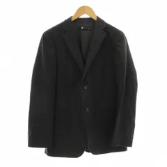 ユニクロ UNIQLO +J テーラードジャケット 総裏地 ウール S 黒 ブラック /KU