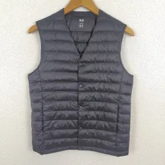 UNIQLO ユニクロ ウルトラライトダウンベスト 無地  Sサイズ メンズ 古着 ユーティリティ シンプル